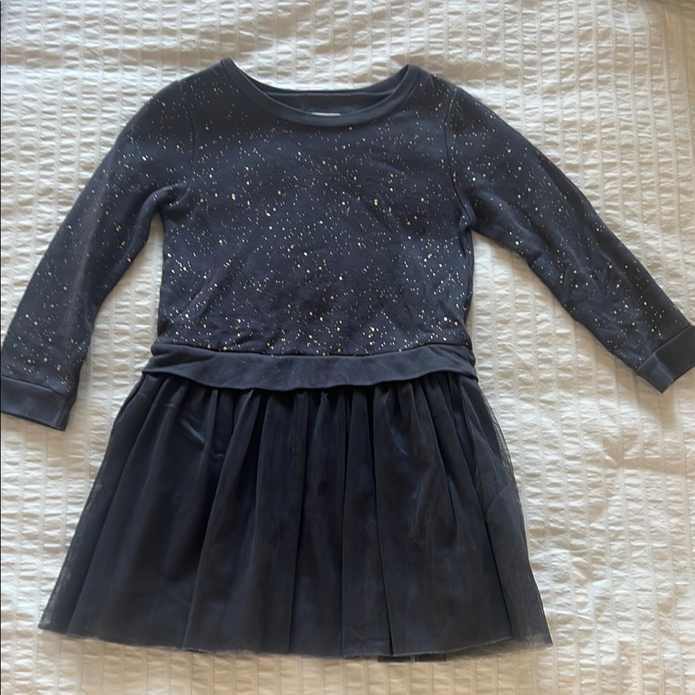 Sparkling Black Kids Dress